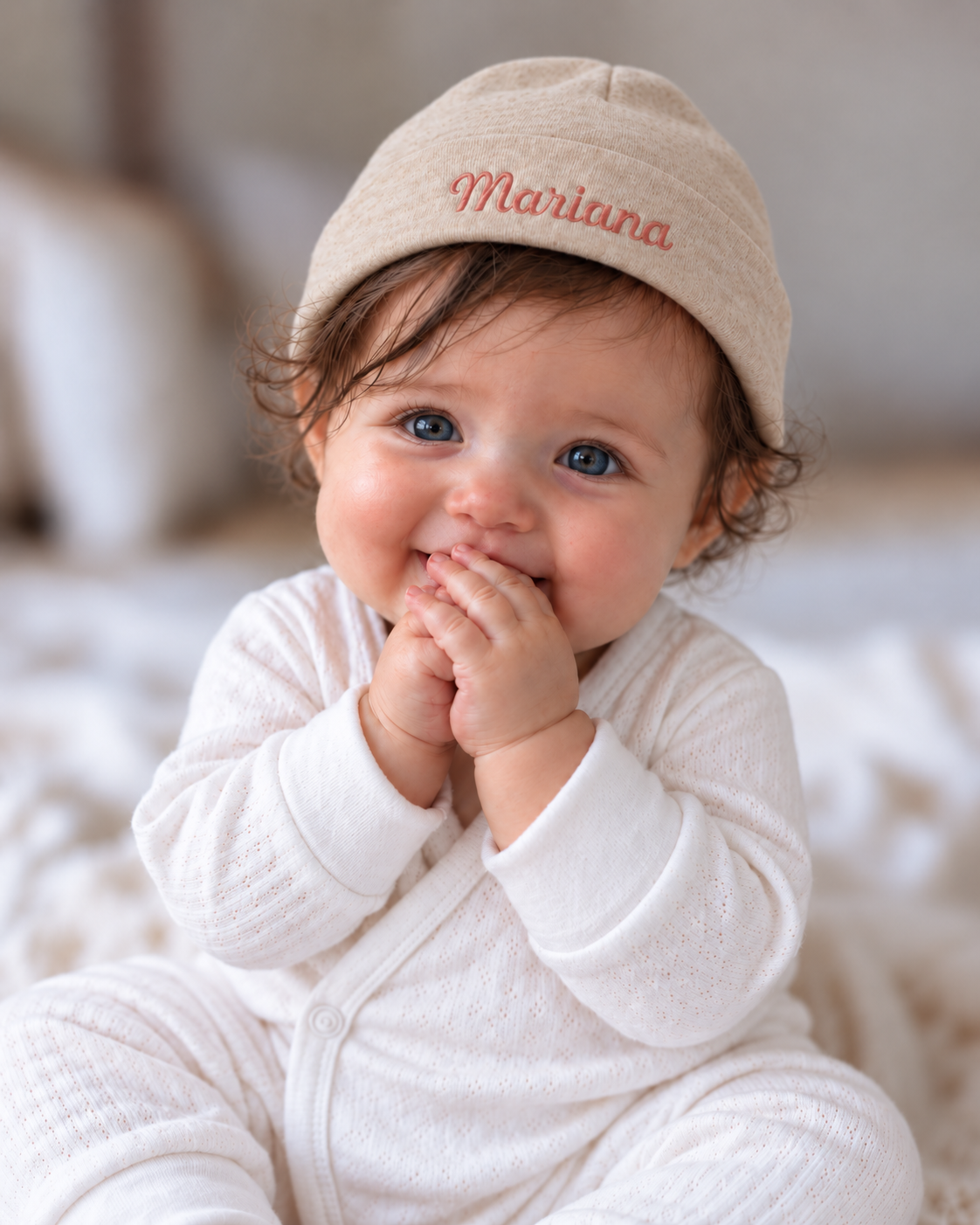 Gorro de bebé · Caramelo · Pima orgánico GOTS
