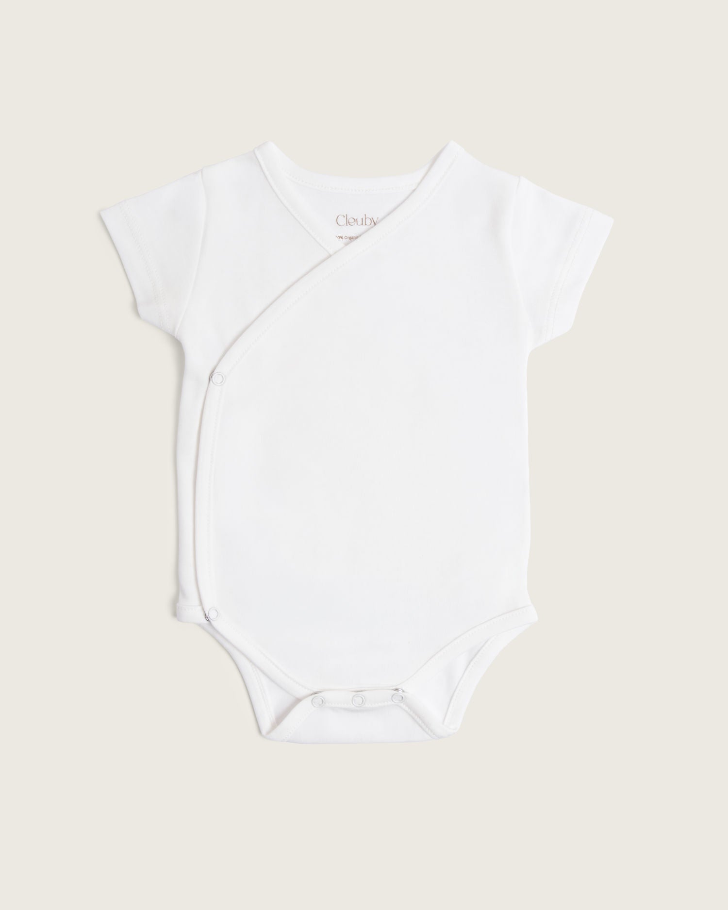 Body bebé tipo kimono manga corta | Algodón Pima orgánico GOTS