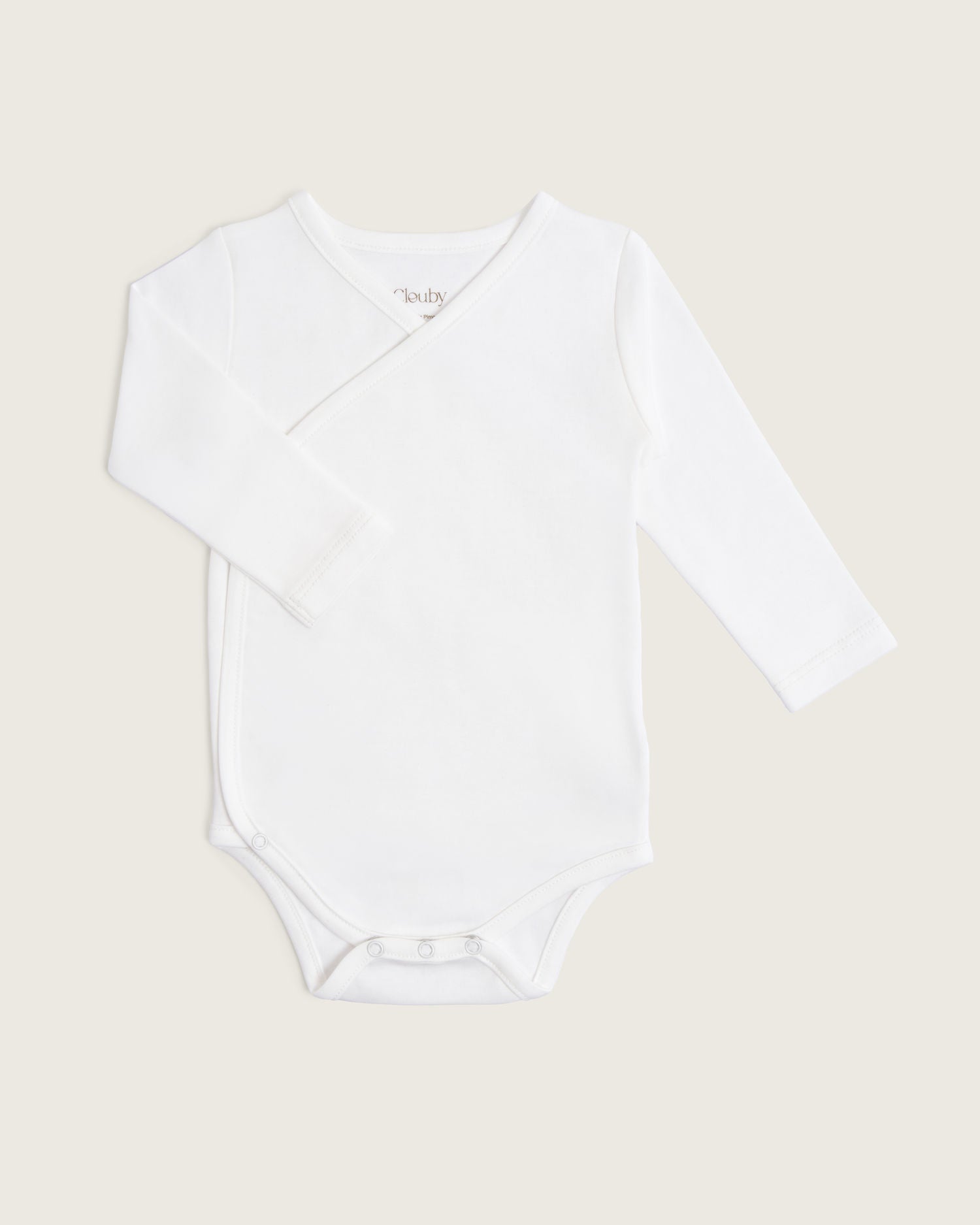 Body bebé tipo kimono manga larga | Algodón Pima orgánico GOTS