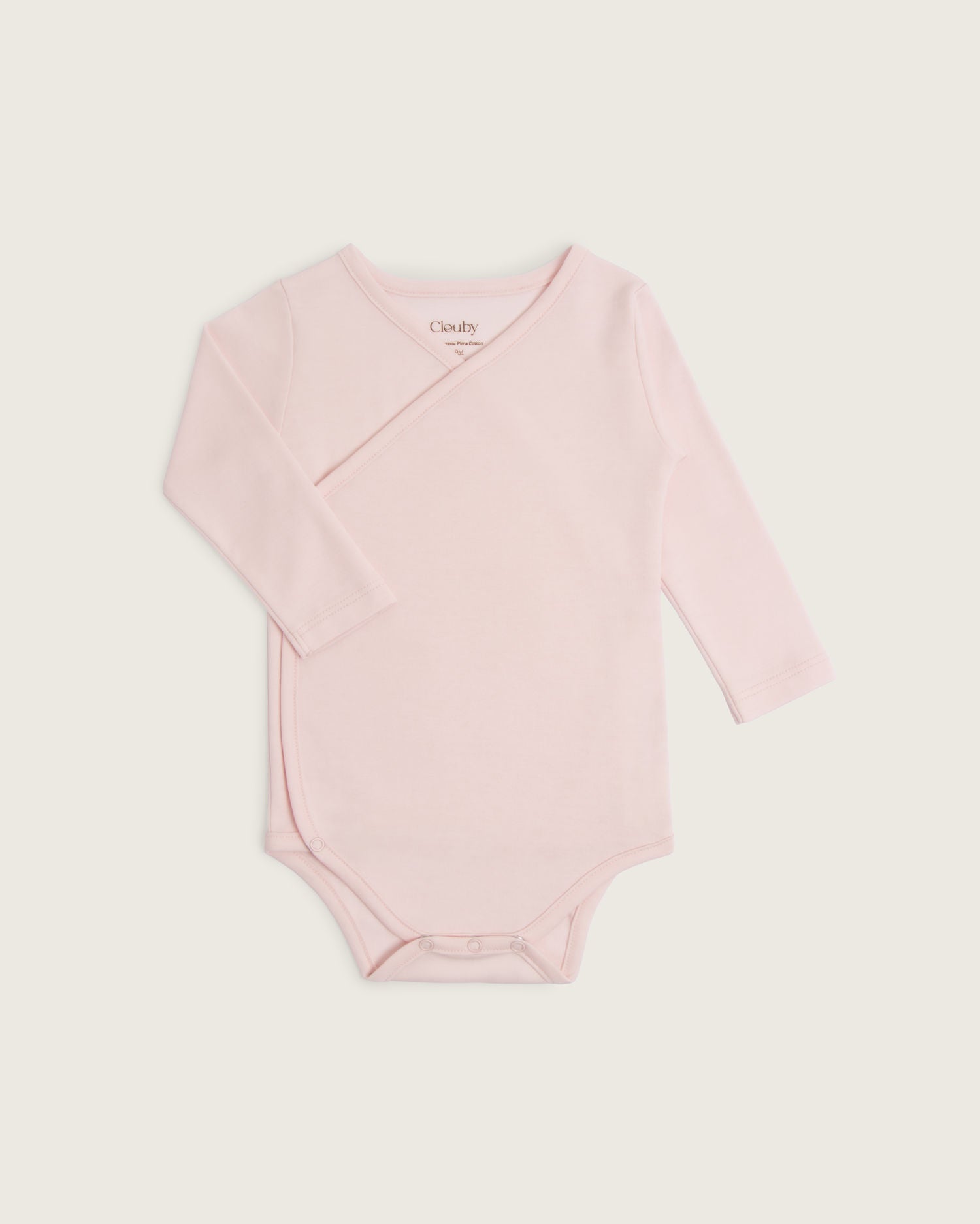 Body bebé tipo kimono manga larga | Algodón Pima orgánico GOTS