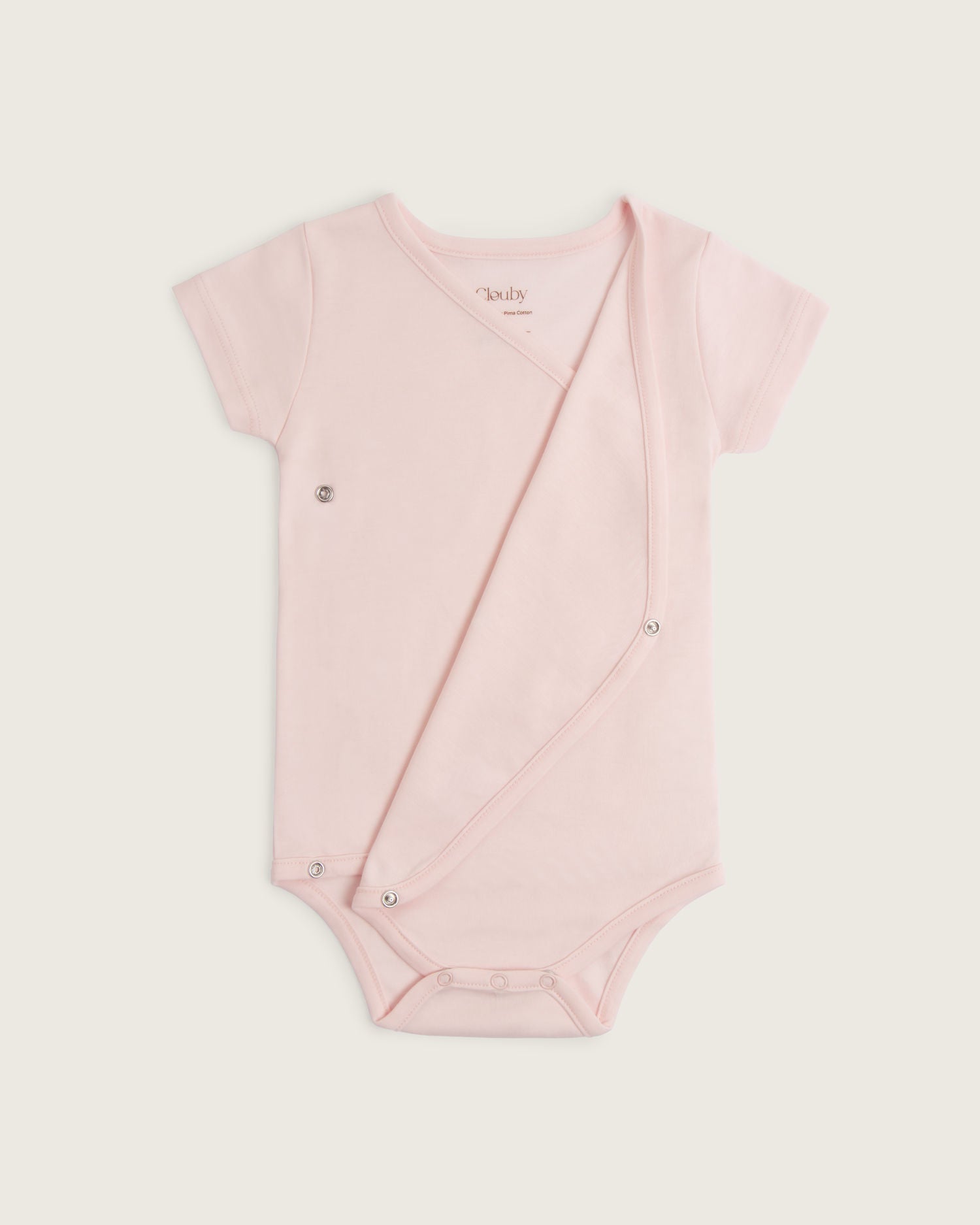 Body bebé kimono manga corta | Algodón Pima orgánico GOTS
