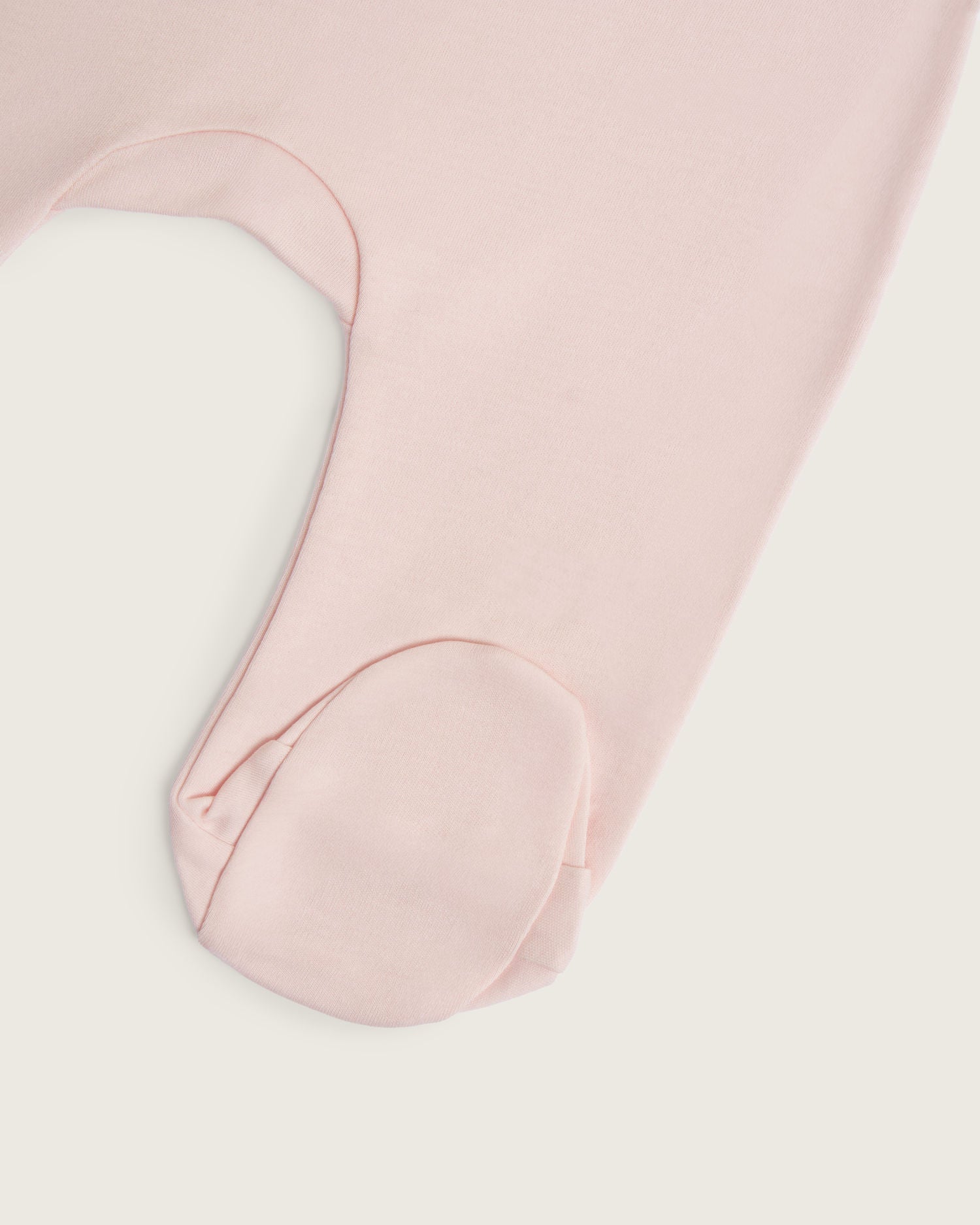 Pantalón de bebé con pies · Rosa · Pima orgánico GOTS