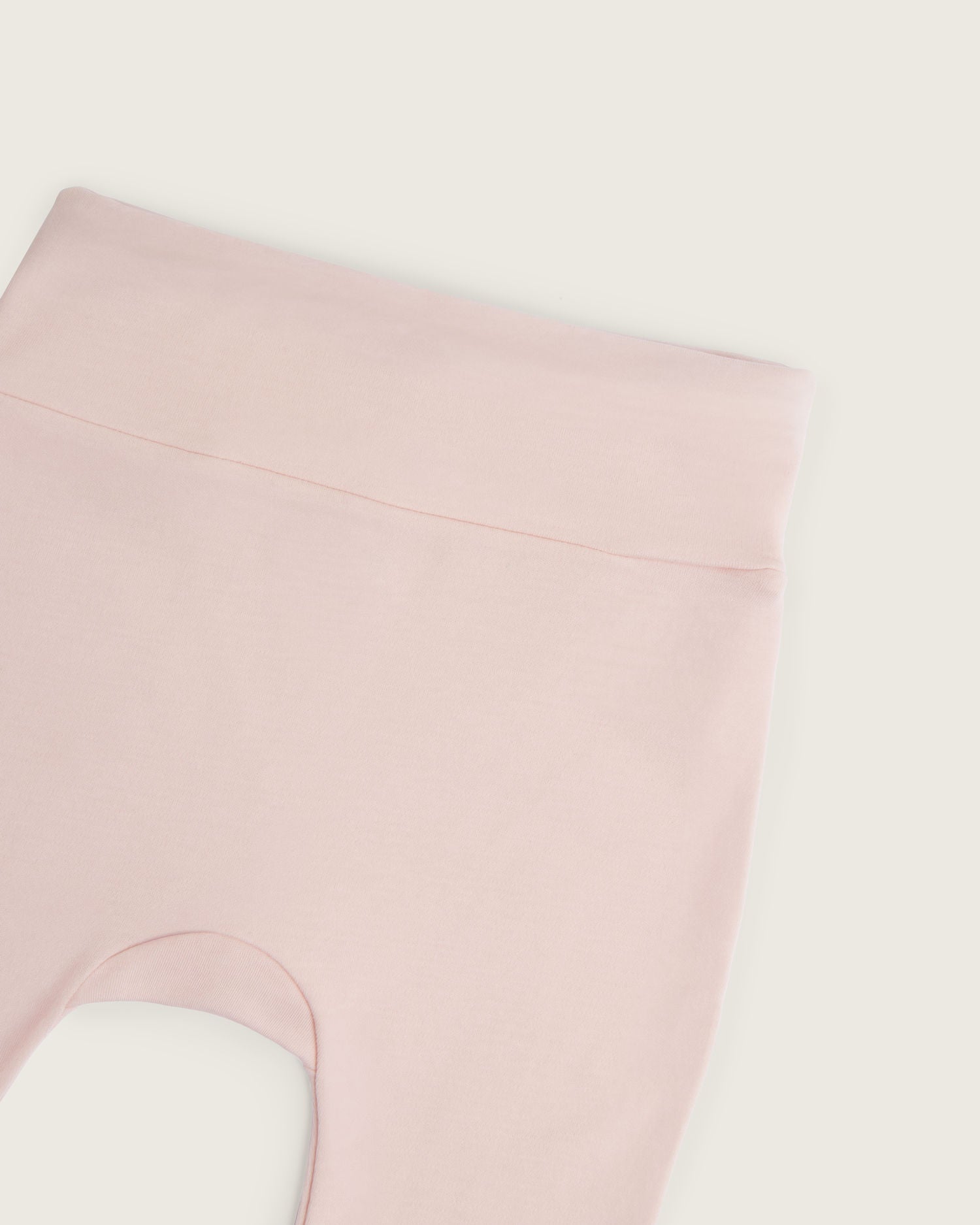Pantalón de bebé con pies · Rosa · Pima orgánico GOTS