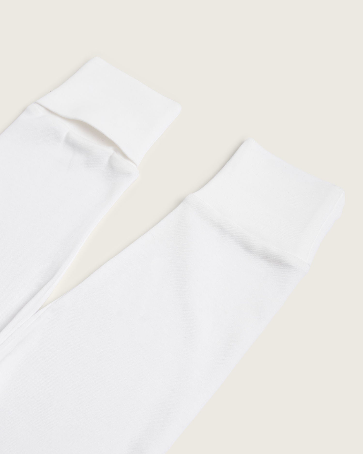 Pantalón de bebé convertible · Blanco Natural · Pima orgánico GOTS