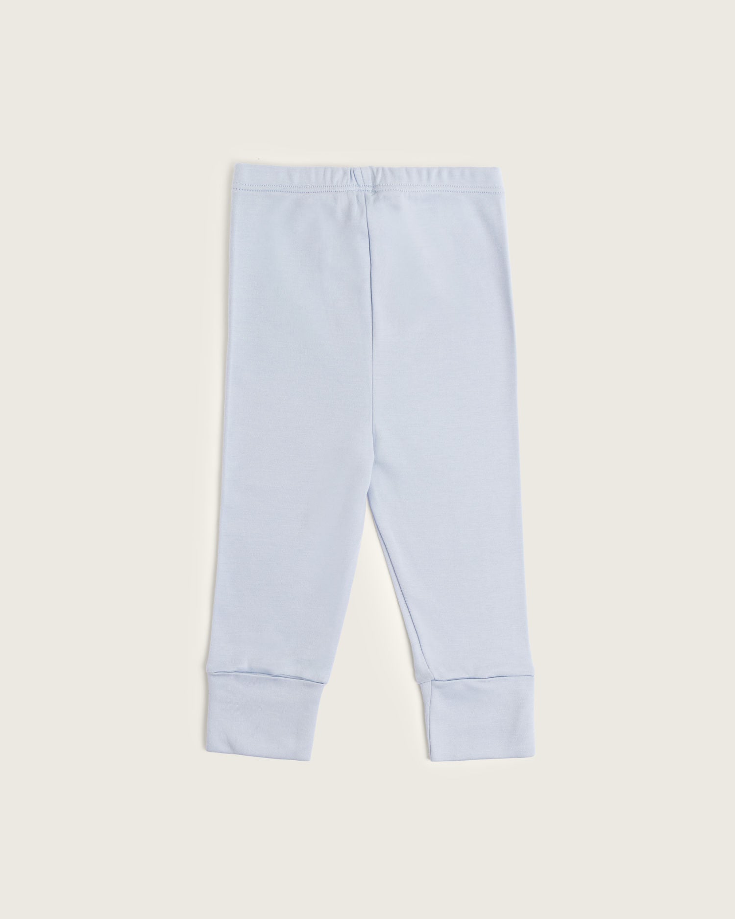 Pantalón de bebé convertible · Celeste · Pima orgánico GOTS