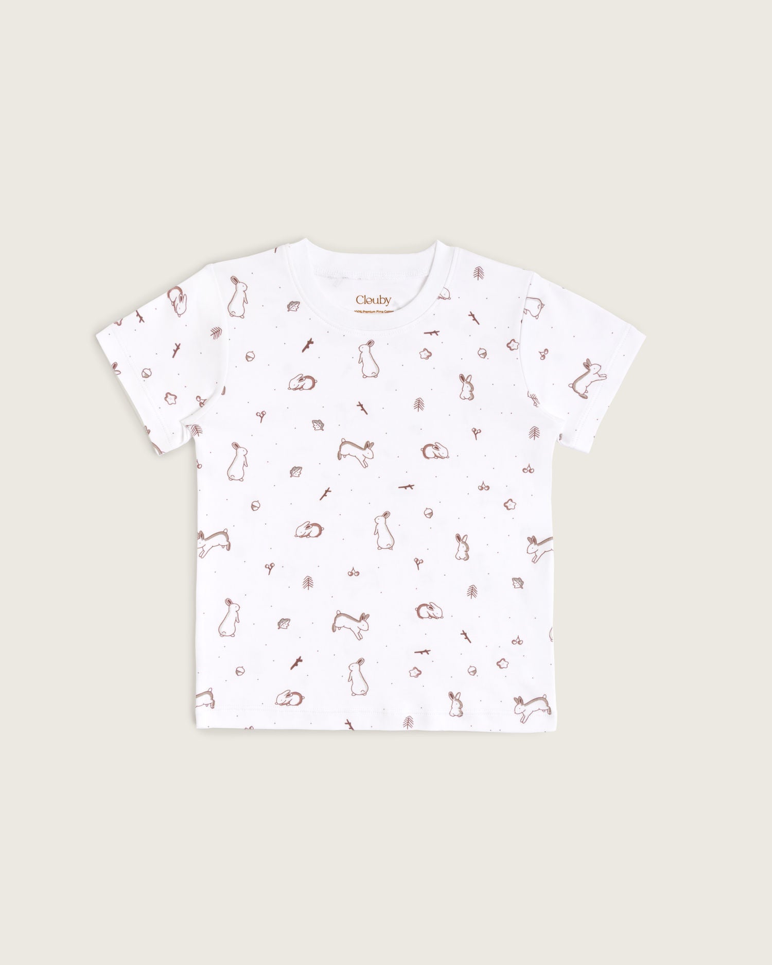 Pijama infantil verano en algodón Pima | Camiseta y short