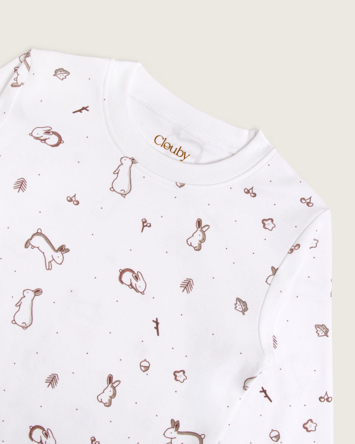 Pijama de bebé manga larga · Estampado pradera · Algodón Pima